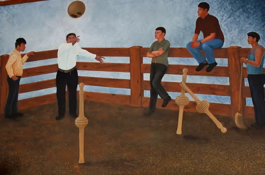 Découverte du jeu de quilles de 9 