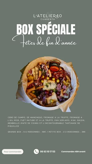 L'atelier 40- Cuarenta installera son corner éphémère chez les gourmandises de Nicolas