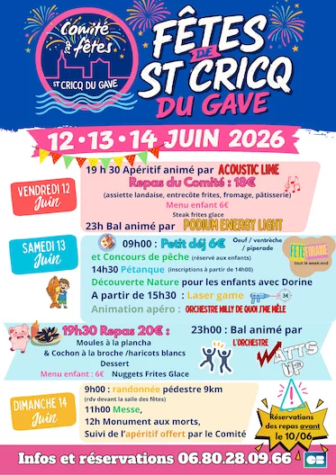Fiestas de Saint-Cricq du Gave