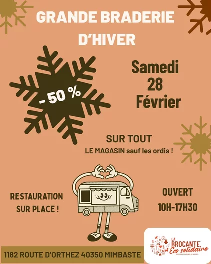 Grande braderie d'hiver