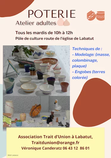 Cours de poterie