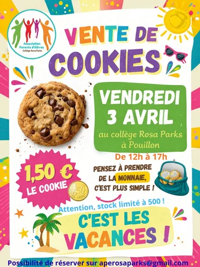 Vente de cookies