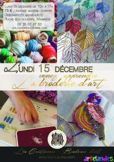 Apprenez la broderie d'art!