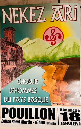 Concert du Choeur d'hommes du Pays basque Nekez Ari