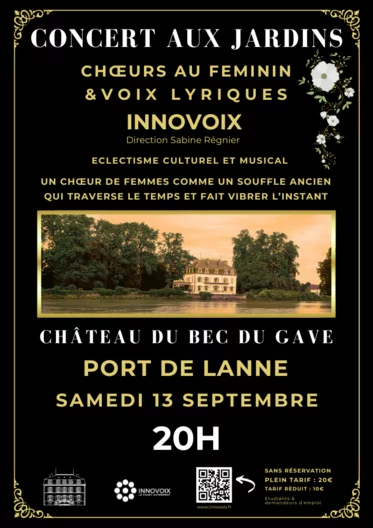 Concert vocal aux jardins