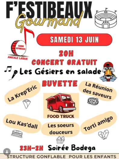 Noche de concierto y food trucks