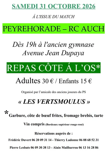 Repas Côte à l'os