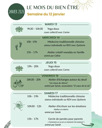 Le mois du bien-être