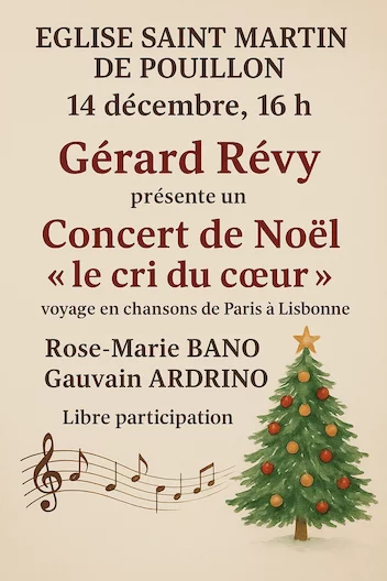 Concert de Noël ''le cri du coeur ''