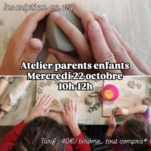 Atelier poterie parents enfants